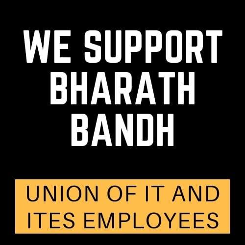 UNITE supports Bharath Bandh