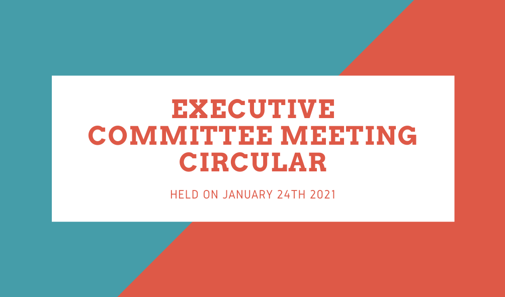 Executive Committee Meeting Circular