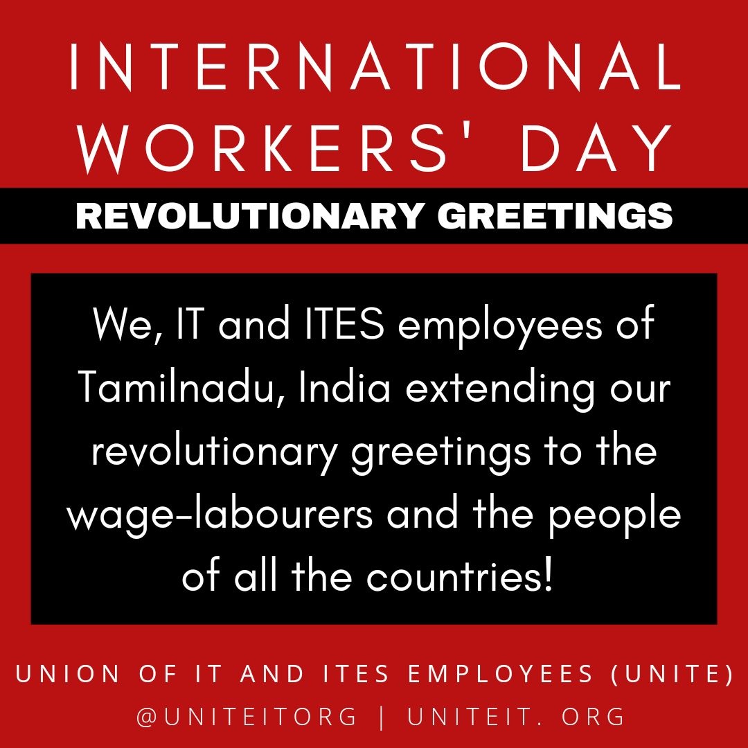 IT and ITES Employees May Day Greetings